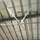 Fans de plafond du moteur à courant alternatif HVLS 0.75kw fan de plafond de 10 pieds pour de grands équipements