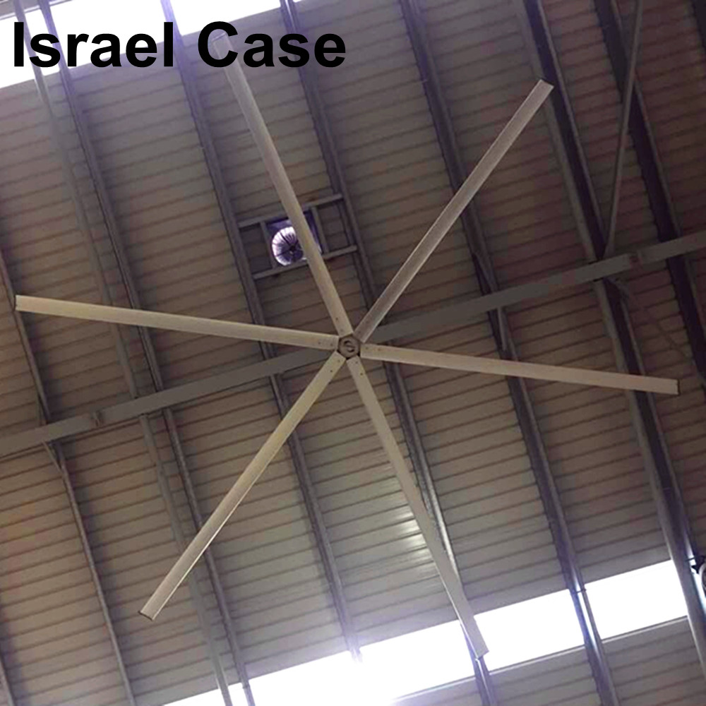 Taille du refroidissement à l'air de fans de plafond d'AWF52 HVLS 1200mm pour industriel/entrepôt