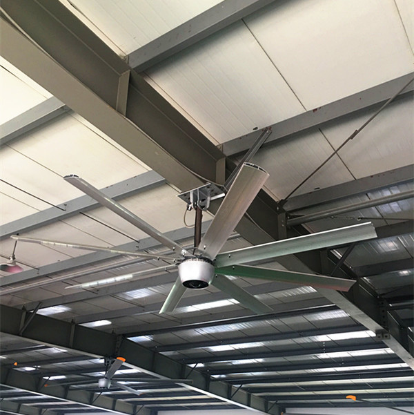 fan de plafond à grande vitesse de 220V 2.4m, grands fans de plafond d'entrepôt d'Aipukeji