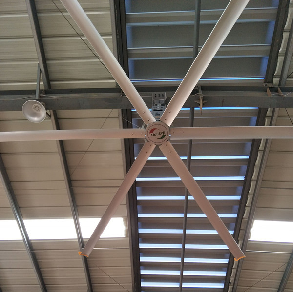 à vitesse réduite à fort débit de fan de plafond de géant industriel de 24ft avec des lames d'alliage d'aluminium