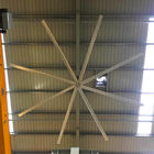 fans de plafond à fort débit de 18ft/fan de plafond à vitesse réduite géant industriel