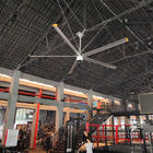 Fan de plafond à vitesse réduite à fort débit industrielle de taille de fan de plafond de BLDC grande