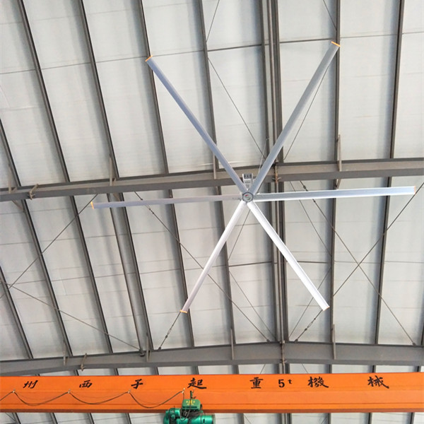 Grand fan de plafond industriel de 12 pieds, fan de plafond de HVLS avec le moteur à courant alternatif