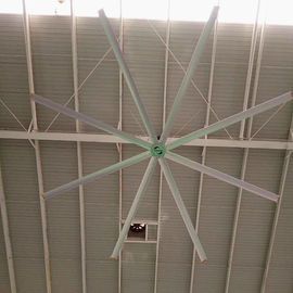 Fan de plafond à faible bruit de refroidissement à l'air, grands fans de plafond industriels d'usine de HVLS