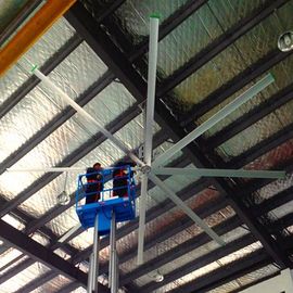 fans de plafond économiseuses d'énergie à vitesse réduite à fort débit de fans de plafond d'atelier de 22ft HVLS